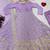 Lavender Sequins Anarkali Gown with Embroidered Dupatta for Women