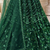 emerald color Sequins Thread and Embroidery work net Lehenga Choli set