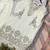 white color embroidery sequences work georgette salwar suit
