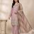baby pink color embroidery sequences work georgette salwar suit