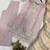 baby pink color embroidery sequences work georgette salwar suit