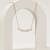 925 sterling silver rose gold double infinity cubic zirconia necklace for women