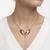 925 sterling silver rose gold angel wings pendant necklace for women