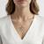 925 sterling silver heart angel pendant necklace for women