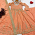 Pink star georgette embroidered lehenga set