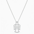 925 sterling silver angel prayer pendant necklace for women