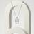 925 sterling silver angel prayer pendant necklace for women