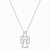 925 sterling silver angel prayer pendant necklace for women