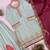 sky blue color embroidery sequences work georgette salwar suit
