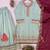 sky blue color embroidery sequences work georgette salwar suit