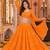 YELLOW LEHERIYA PRINT GEORGETTE LEHENGA CHOLI DUPATTA