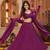 PURPLE LEHERIYA PRINT GEORGETTE LEHENGA CHOLI DUPATTA