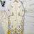 white color embroidery  work silk blend salwar suit