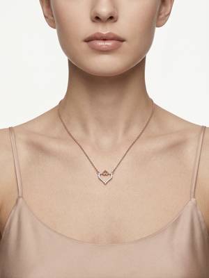 925 sterling silver sparkling heart necklace for women 3