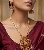 multicolor Traditinal Gold Plated Alloy Necklace