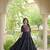 Kora cotton embroidered gown with gota patti & mirror work 12 meter flair navratri garba dress