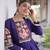 Reyon kutchi gamthi gown 12 meter flair 4-layer zari patta stitching full sleeves patch work 