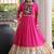 Reyon kutchi gamthi gown 12 meter flair 4-layer zari patta stitching full sleeves patch work