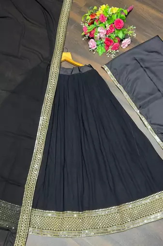 Black Lehenga Choli for Women