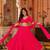 PINK LEHERIYA PRINT GEORGETTE LEHENGA CHOLI DUPATTA