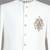 Ivory white embroidered bandhgala suit for men