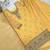 Yellow pure soft crunshy silk embroidery sharara suit