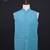 Sky blue textured open jodhpuri suit for men