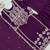 Purple chinon silk embroidery party wear sharara suit set