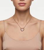 925 sterling silver royal embrace heart necklace for women
