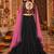 BLACK SEQUINS & EMBROIDERED GEORGETTE LEHENGA CHOLI DUPATTA