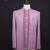 Dusty mauve textured open jodhpuri suit for men