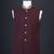 Maroon brocade open jodhpuri suit for men
