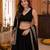 BLACK SEQUINS WORK GEORGETTE LEHENGA CHOLI DUPATTA