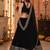 BLACK SEQUINS WORK GEORGETTE LEHENGA CHOLI DUPATTA
