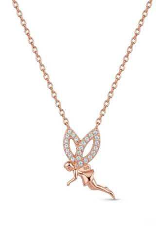 925 sterling silver enchanted pixie wings necklace for women