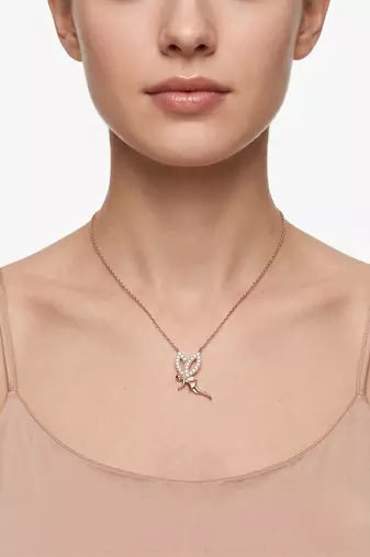 925 sterling silver enchanted pixie wings necklace for women