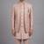 Pink textured open indowestern suit for men