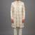 Ivory sequin textured open indowestern suit for men