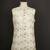 Ivory sequin textured open indowestern suit for men