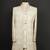 Ivory embroidered bandhgala suit for men