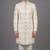 Ivory sequin embellished nawabi suit for men