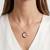 925 sterling silver luna noir crescent star necklace for women