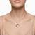 925 sterling silver luna noir crescent star necklace for women