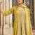 Embroidered georgette mustard readymade salwar kameez