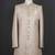 Champagne beige paisley jacquard nawabi suit for men