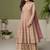 Faux georgette light pink embroidered readymade salwar kameez