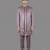 Mauve sequin open indowestern suit for men