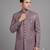 Mauve sequin nawabi suit for men