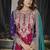 Rani pink color chinon embroidered readymade salwar kameez