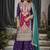 Rani pink color chinon embroidered readymade salwar kameez